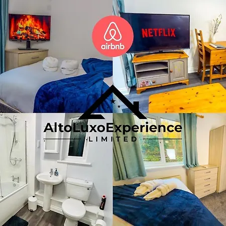 Modern 5 Bedroom By Altoluxoexperience Short Lets & Serviced With Free Wifi & Parking Tatil Evi Bristol
